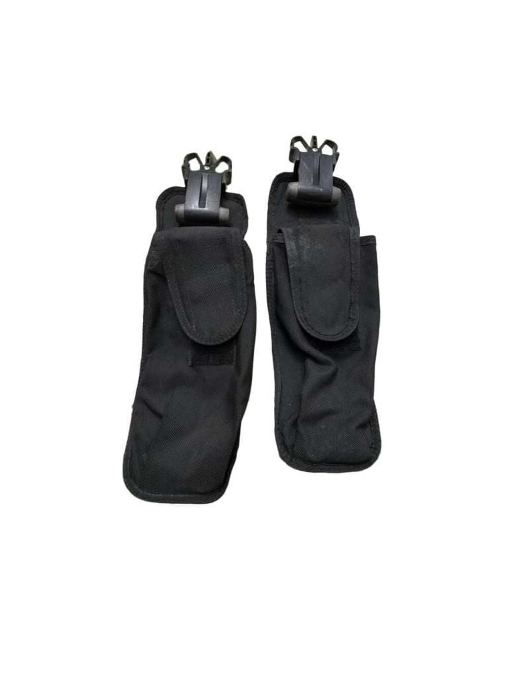 Unbranded Scuba Gear Weight Pouches with Swivel Clips Black